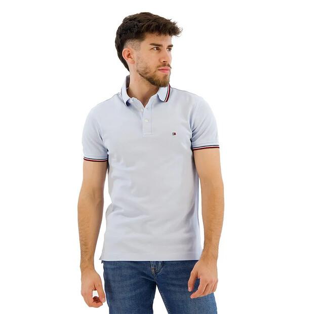 

Tommy Hilfiger 1985 Tipped Slim Fit поло с короткими рукавами S