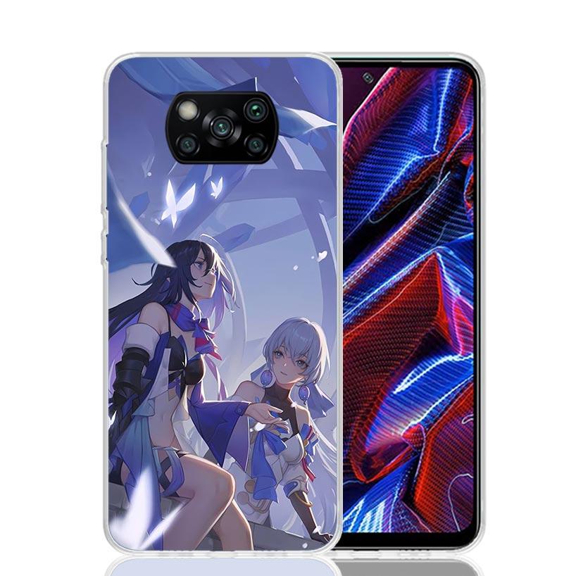 Honkai Star Rail Seele Phone Case For Xiaomi Poco X7 X6 X5 Pro F7 Ultra Redmi 15C 15 13 13C 12 12C 10 10A 10C 9 9A 9C 9T Cover P