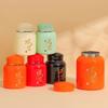 Empty Teas Stashes Jar Stainless Steels Loose Leaf Teas Container Sealeds Jar Packings Box Teas Storage Jar Candy Holder