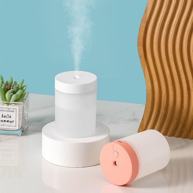 Silent Mini Portable 200ml USB Ultrasonic Air Humidifier Essential Oil Diffuser Car Purifier Aroma Anion Mist Maker with LED Lam