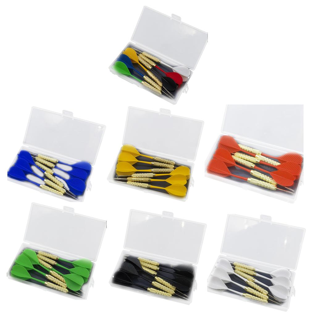 6 Pcs Steel Tip Darts Replacement Hard Steel Needle Practice Darts Professional Metal Darts Dartboard Accessories