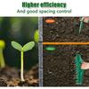 Professioneller Gartenspaten Multifunktionales Pflanzwerkzeug mit Samenabstand Tiefenmessfunktion Bodenspaten Gartensämaschine Werkzeug
