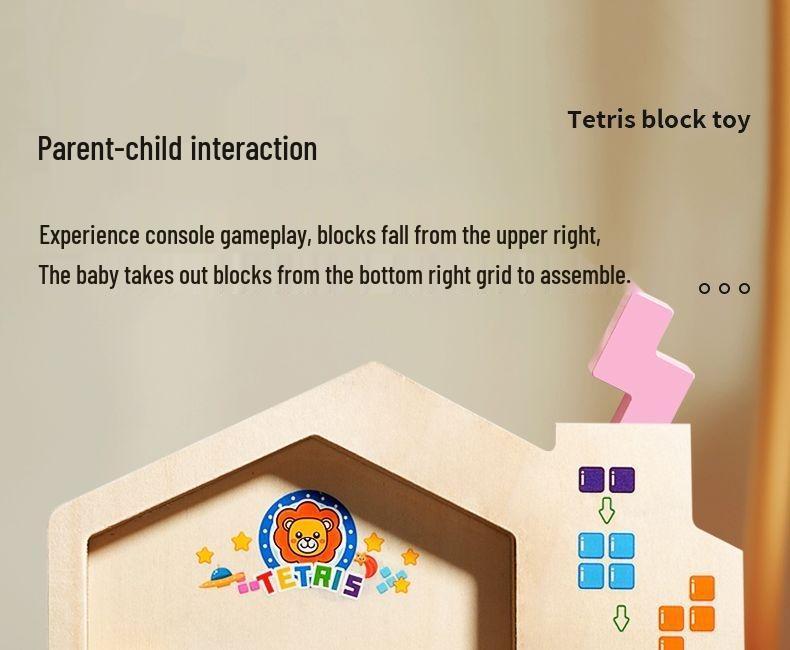 Tetris Blocks 3D Stereo Puzzle Toys for Kids, Ages 3-6 - Ideal Birthday Gift for Boys and Girls