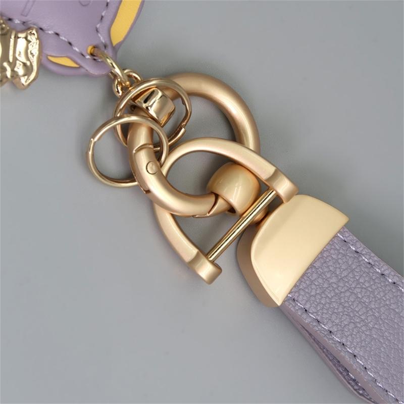 Fashionable Textured Key Pendant Horse Shape Multifuntional Accessory Everyday Use Key Jewelry Suitable for Keys Bags