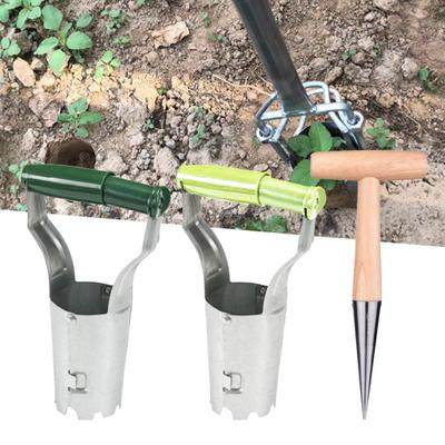 Professional Seeding Transplanter Comfortable Grip Non-slip Durable Vegetable Flower Bulb Planter for Gardening
