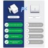 Wireless Control Light Switch Off Tool USB Rechargeable Automatic Button Pusher Wiring-Free Remote Control Turn Off/on Tool