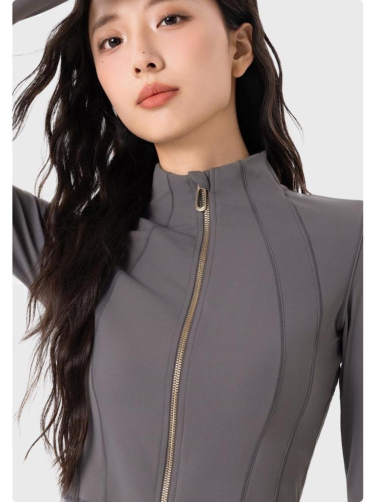 Women's Windproof Slimming Long Sleeve Yoga Jacket