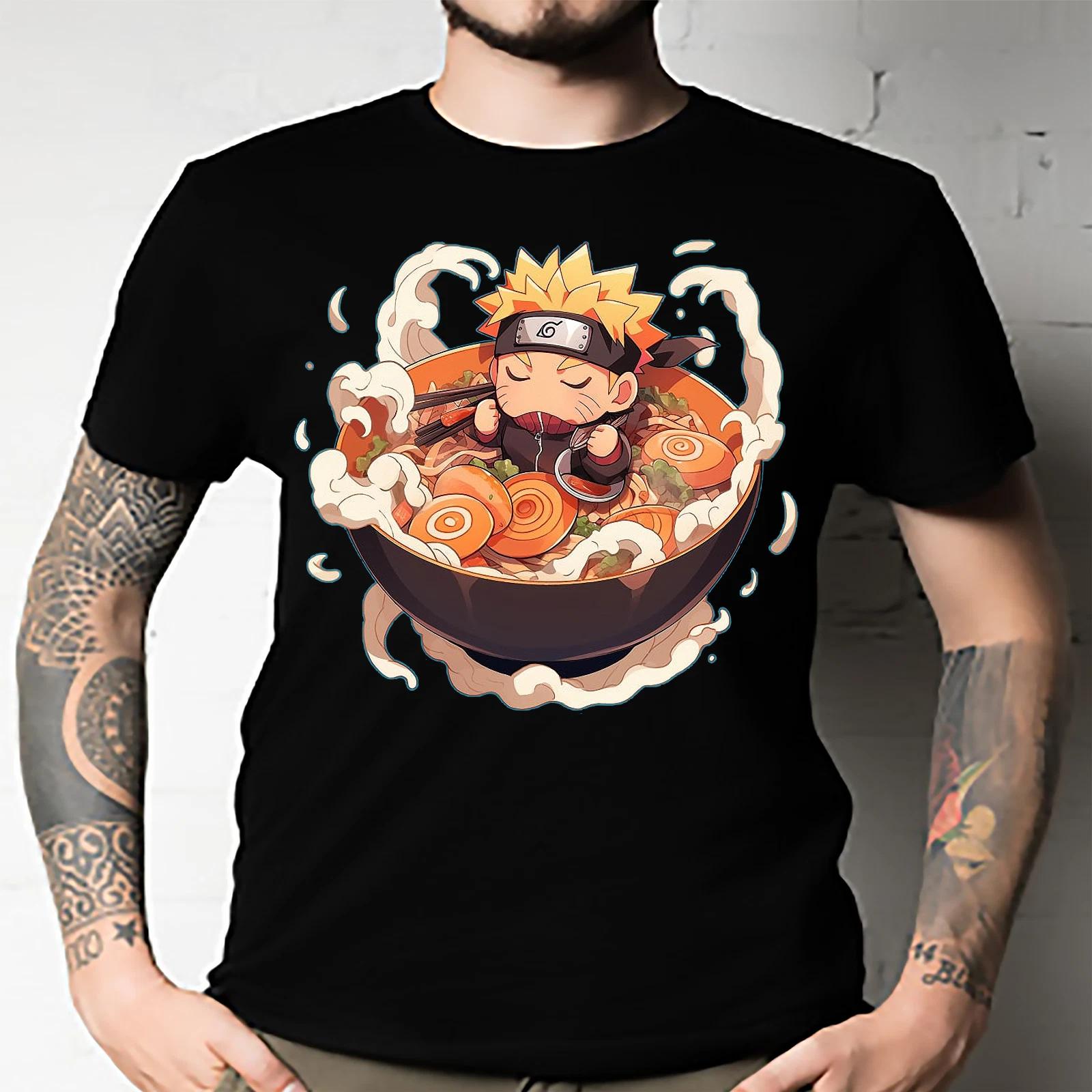 Men s and Women s T-shirts anime ramen XL