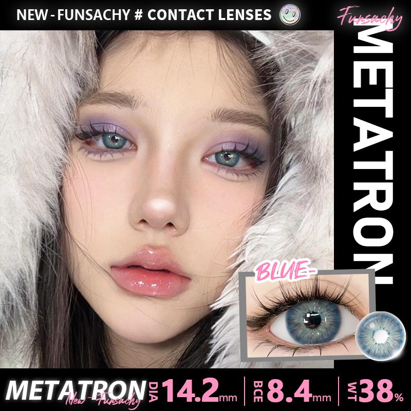 FUNSACHY 1 Paar Schwarze Kontaktlinsen Braune Graue Linse für Augen Blaue Linse Kosmetische Mode Koreanische Softlinsen für Frauen Schönheit Pupille