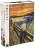 Epoch Jigsaw World with and Score Ticket 300-piece Puzzle Illustration/Art, Paintings, "The Scream" (26x38cm), 25-169, Glue, Spatula,