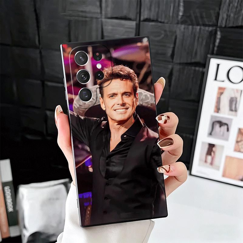 L-Luis M-Miguel Singer Soft Phone Case for Samsung Galaxy S26 S25 Edge S24 Ultra S23 Plus S22 S21 FE S20 Black Cover Back Shell
