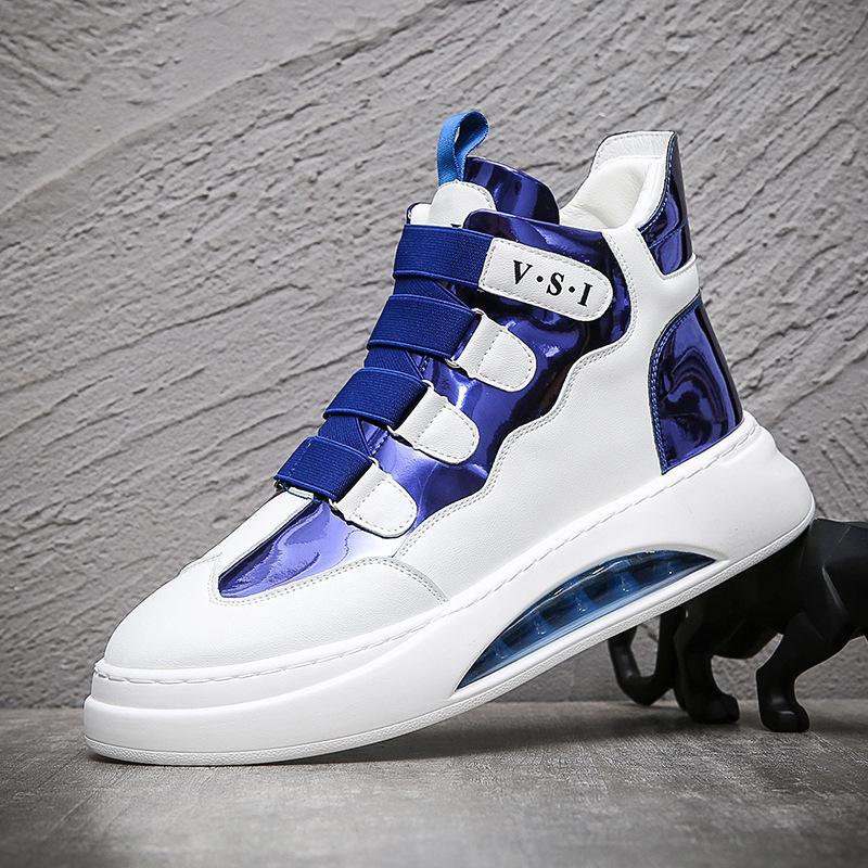 Autumn and Winter New Men's Shoes Low-top Air Cushion Youth Board Shoes Color Matching Korean Version of Casual Wenzhou Tide Shoes Spot