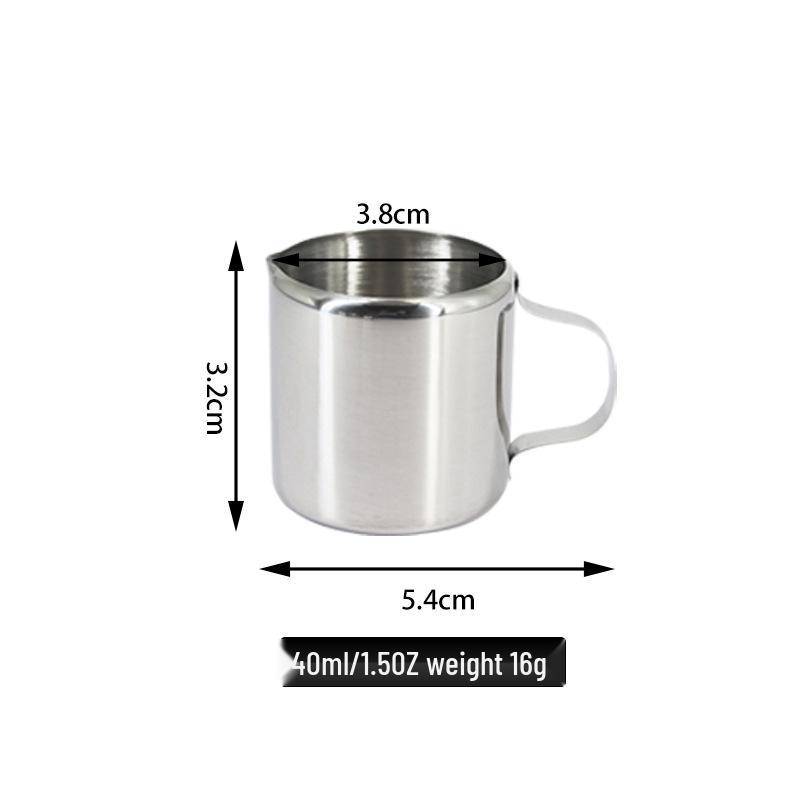 304 Stainless Steel Mirror Polish Milk Frothing Cup - Mini Coffee and Milk Pot