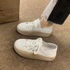 Women's Casual Little White Shoes 2024 Spring Summer New Style Fashion Thick Soled Versatile Comfort Anti-Slip Sneakers Women