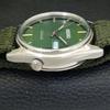 JAPAN VINTAGE SEIKO AUTOMATIC 7S36A MENS GREEN COLOR DIAL WATCH a701408-5 R206b-a701408