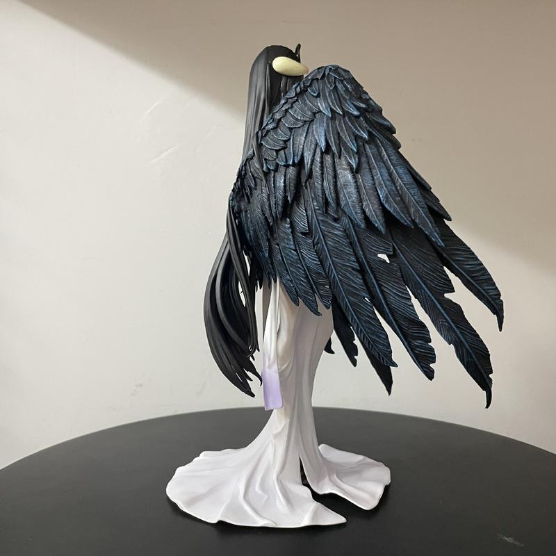 Overlo Action Figure Albedo Manga Figurine Albedo 24cm GK Statue Doll Model Ornament Anime Peripheral Toys Gift for Fans