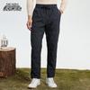 XueZhongFei Men's Winter Duck Down Straight-Leg Pants