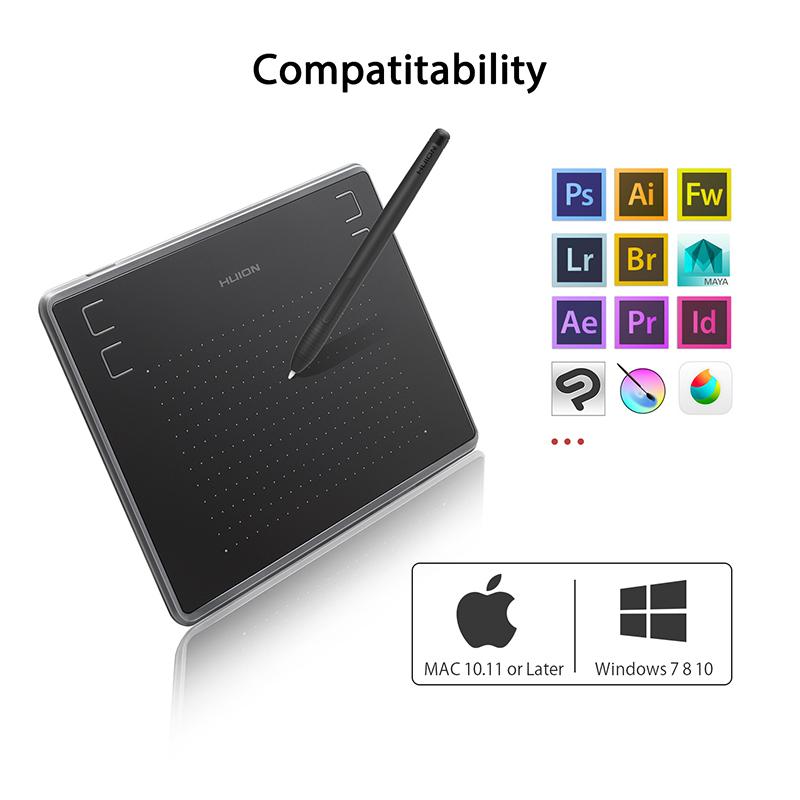 Online Math Training HUION H430P for Computer/Mobile Phone Digital Graphic Drawing Board