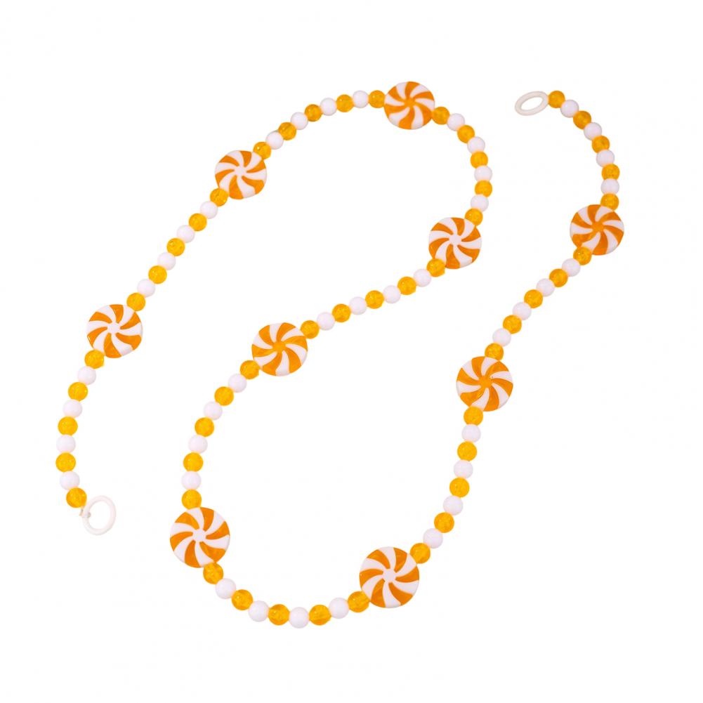 Christmas Candy String Garland Colorful Beaded Tassel Decoration Festive Christmas Candy Garland for Xmas Tree for Wreath