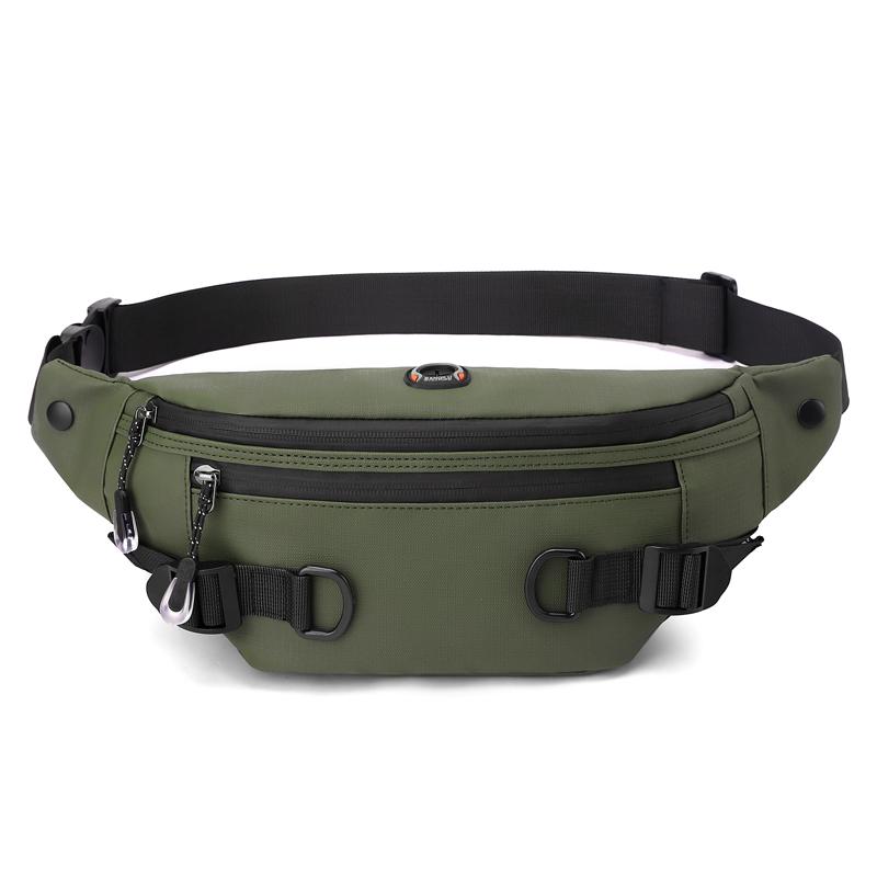 

Поясная сумка-бананка, поясная сумка, сумка на бедро для мужчин, противокражная, для бега, нейлоновая, мужская, дорожная, через плечо, слинговая, нагрудная сумка, сумка-бананка зелёный