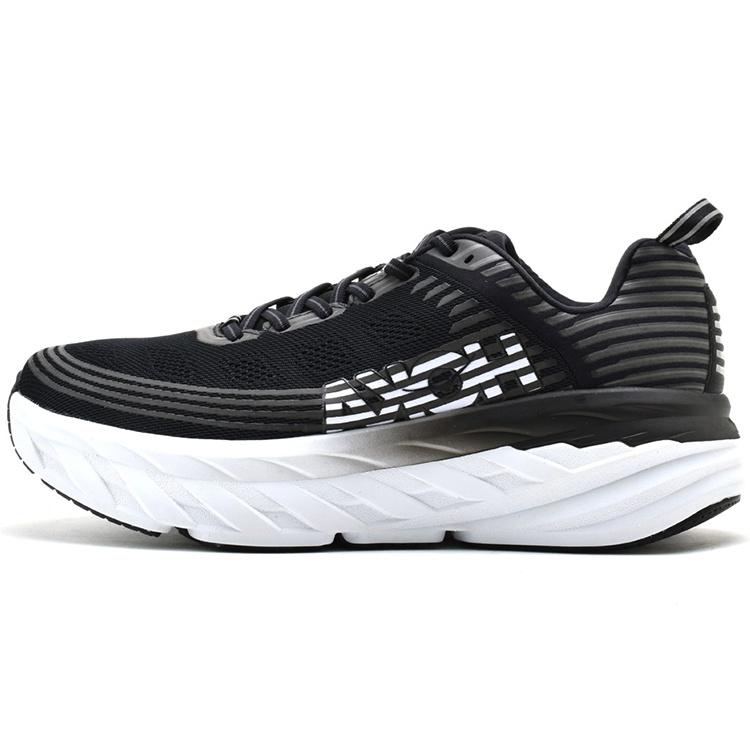 HOKA ONE ONE Bondi 6  Black White  Men s 1019269-BLK EU 42⅔