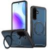 Applicable to Samsung a55 new 360 rotating bracket shell s24/s25ultra carbon fiber pattern anti-drop protective cover