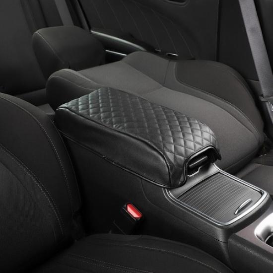 Center Console Cover Armrest Box Leather Pad Cover for Dodge Charger /300c 2011+