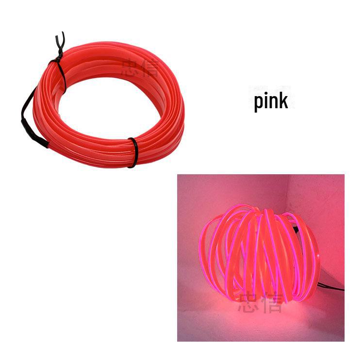 5m Clip-On LED Interior Cold Light for Cars and Motorcycles