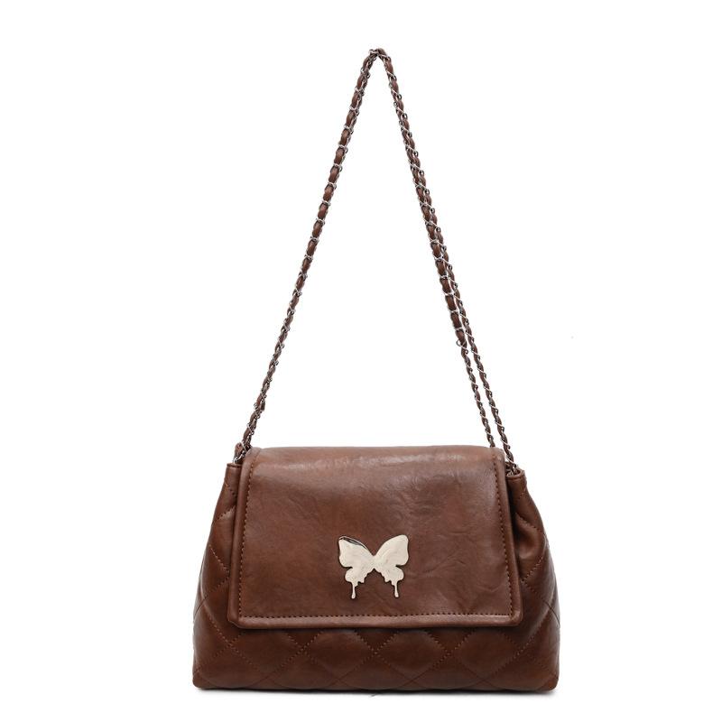 2025 autumn new women's large-capacity commuter butterfly tote bag going out for travel shoulder messenger bag commuter bag