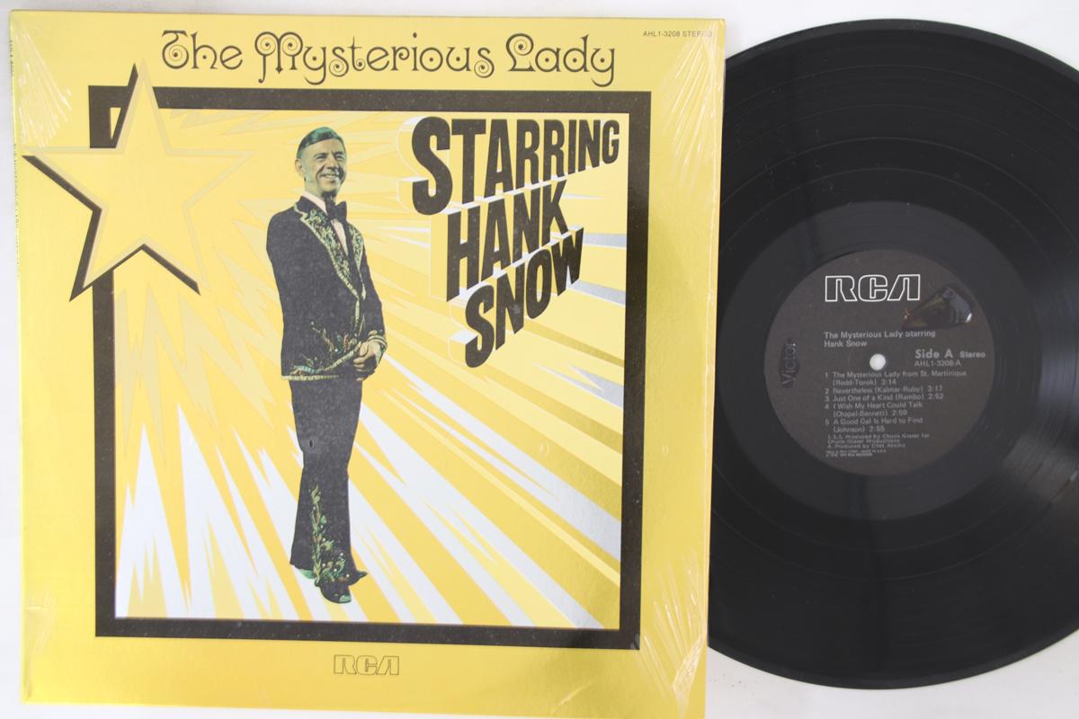 

LP Record HANK SNOW - Mysterious Lady AHL13208 RCA VICTOR 1979 US Country Used