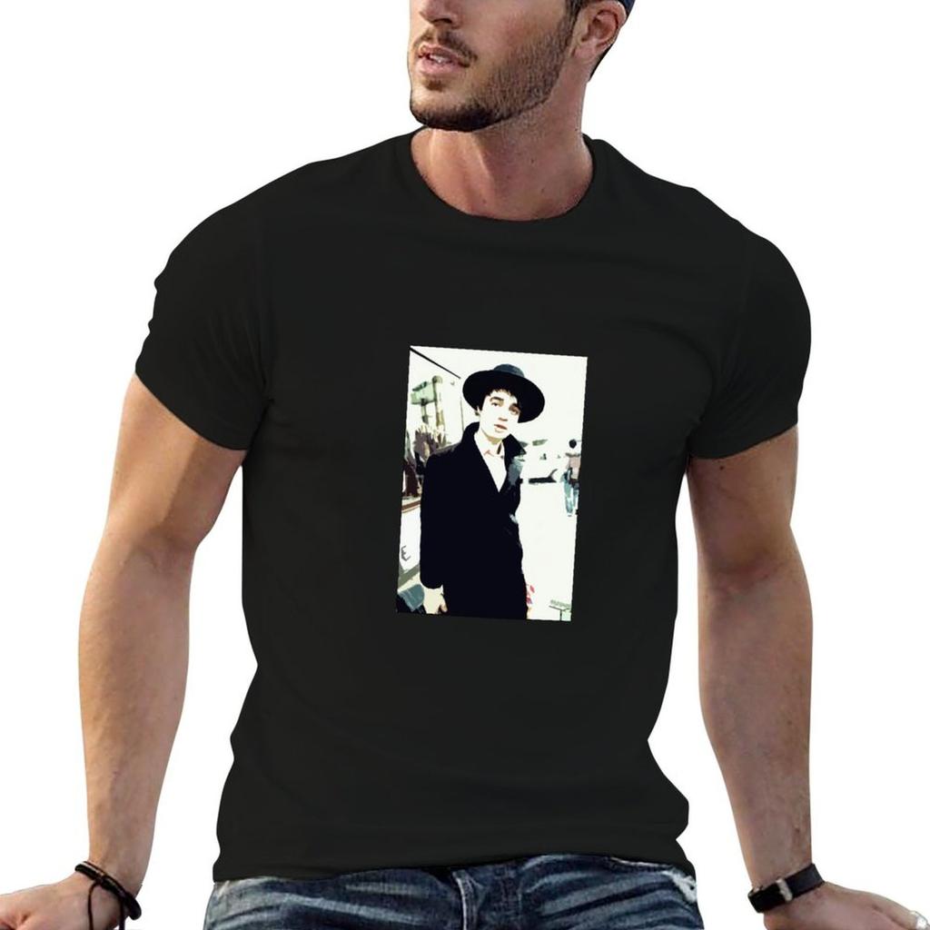 Pete Doherty Tshirt Holiday Casual Short Sleeve Top