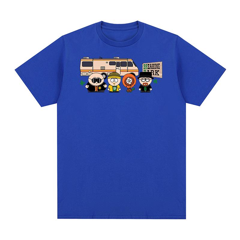 Breaking Bad t-shirt Park Print Fashion Clothing Chicken Brothers Y2k Streetwear Cotton Men T shirt New TEE TSHIRT Womens tops