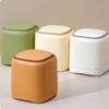 Pop-up Lid Plastic Wastebasket Press Type Garbage Storage Box Creative Paper Waste Bin Desktop