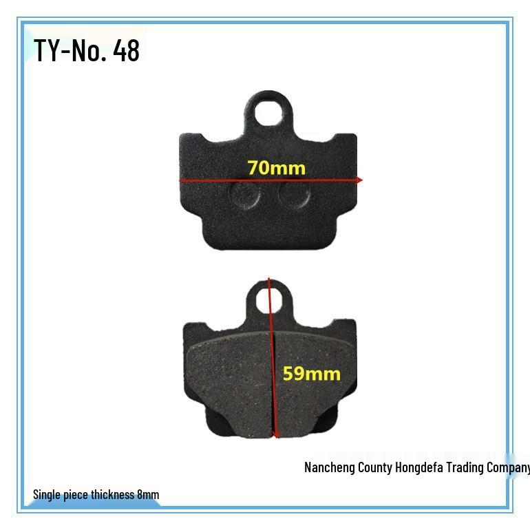 Universal Brake Pads for Electric Vehicles & Motorcycles - Victoria Auspicious Lion Storm Prince Horizon Wuyang