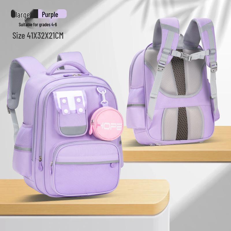 Anti-Fall Lightweight Backpack for Kids - Large Capacity, Grade 1-6
