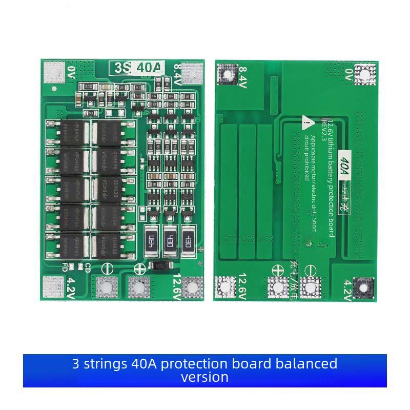 Balanced/Enhanced 3/4 Series 40A-60A Li-ion Battery Charger Protection Board for Power Tools