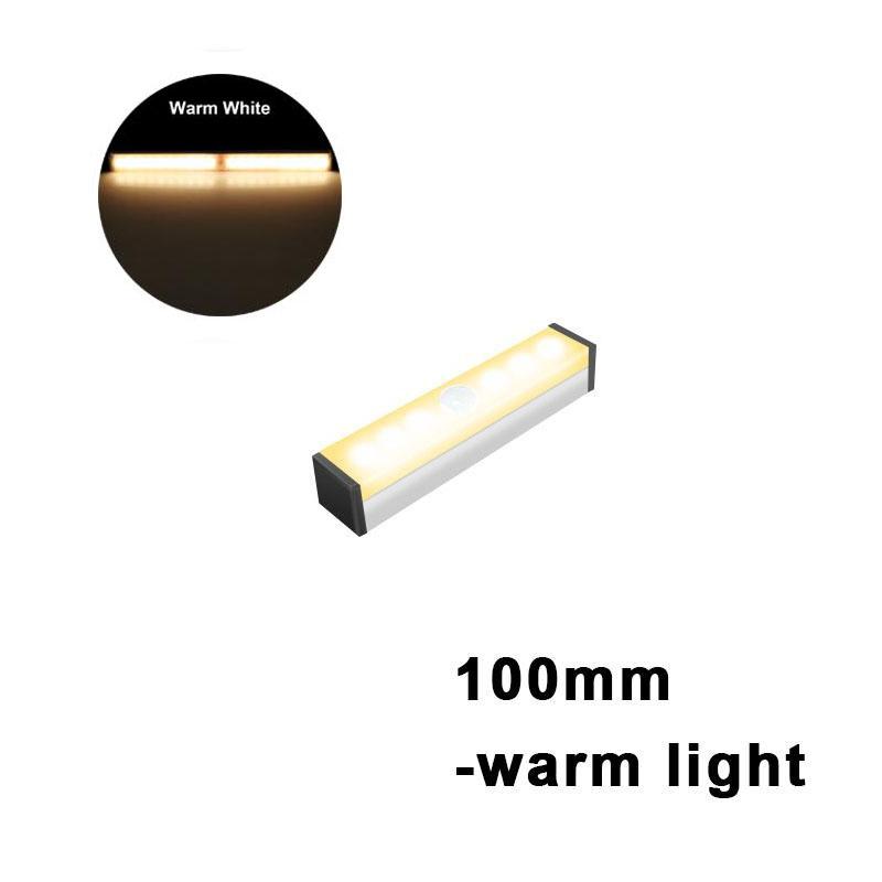 Skříňka s pohybovým senzorem Noční světlo LED Osvětlení USB Kuchyň Skříň Skříň Lampička Dobíjecí magnetické LED světlo