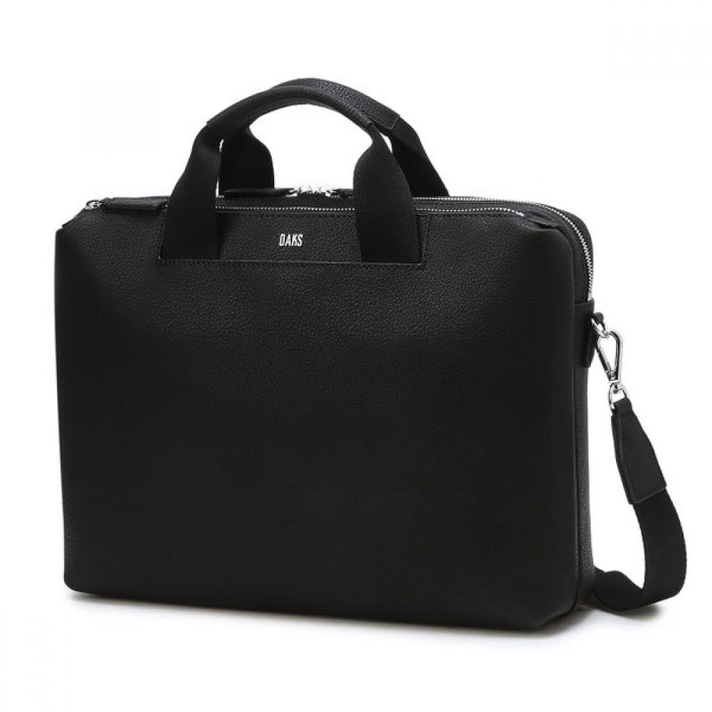 

Daks Black Leather Briefcase Dbba4f161bk Single option