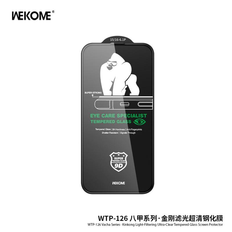 WEKOME Filtered HD Tempered Glass Screen Protector IPhone 16 Pro Max 17 Series