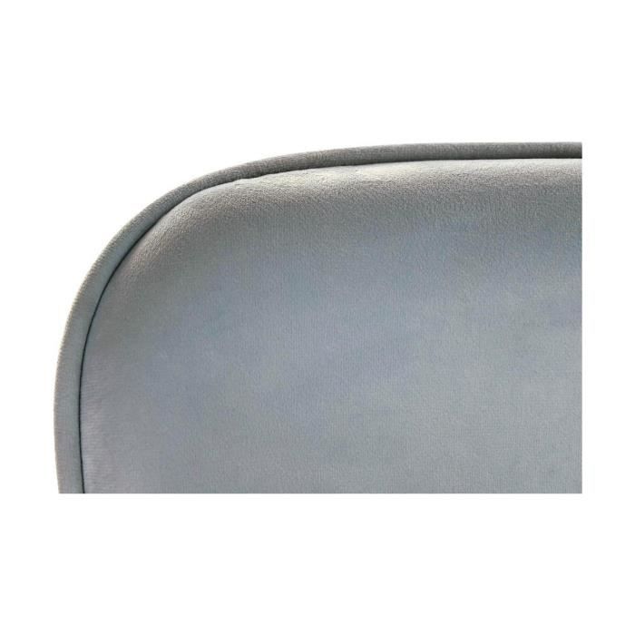 Křeslo - Přírodní dřevo - Světle modrý samet - 1 místo - Moderní skandinávský design