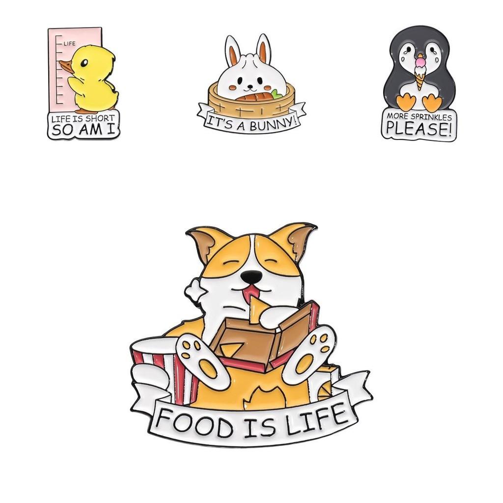 Animal Stylish Alphabet Brooch Collection Unique Metal Pins For Fun And Fashionable Outfit Enhancements