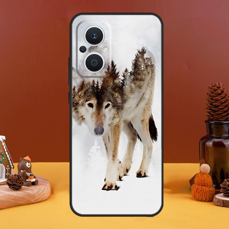 Wolf Howls Art Case For OPPO Reno 10 Pro 11 F 4 5 6 7 8 Lite 4Z 5Z 8T OPPO Find X5 X2 X3 Lite X6 Pro Cover