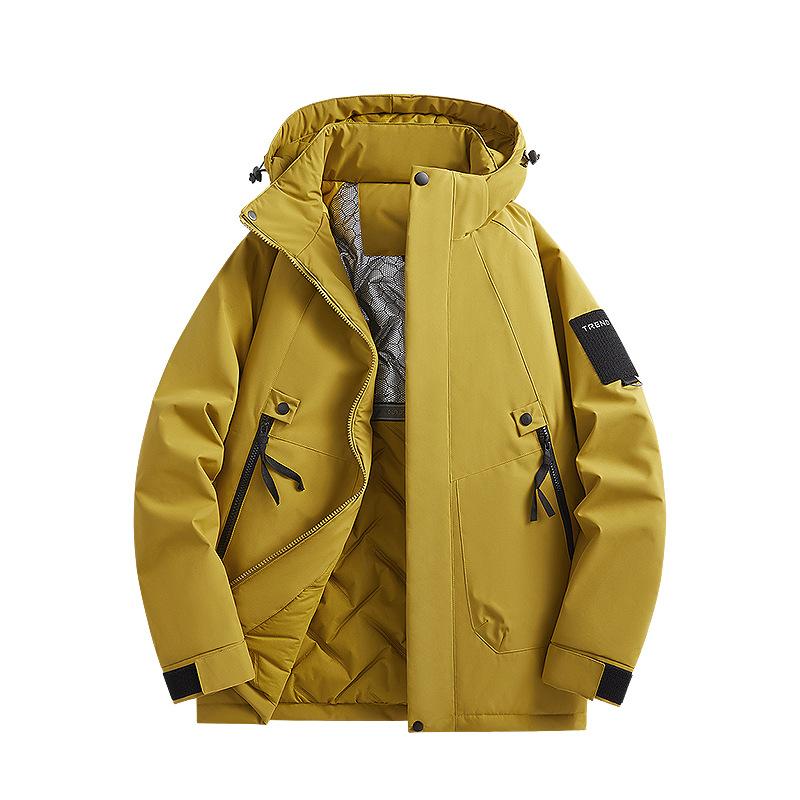 

Winter Couples Models Cotton Jacket Warm Machine Quilted Cotton Jacket Graphene Heating Cotton Workers Fashion Casual Jacket L