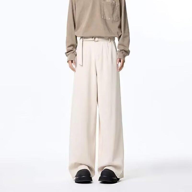 Lazy temperament simple new Harajuku fashion casual pants popular trends ins versatile literature and art