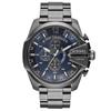 DZ4329 Mega Chief Chronograph Blue Dial Gunmetal Ion-plated Men's Watch