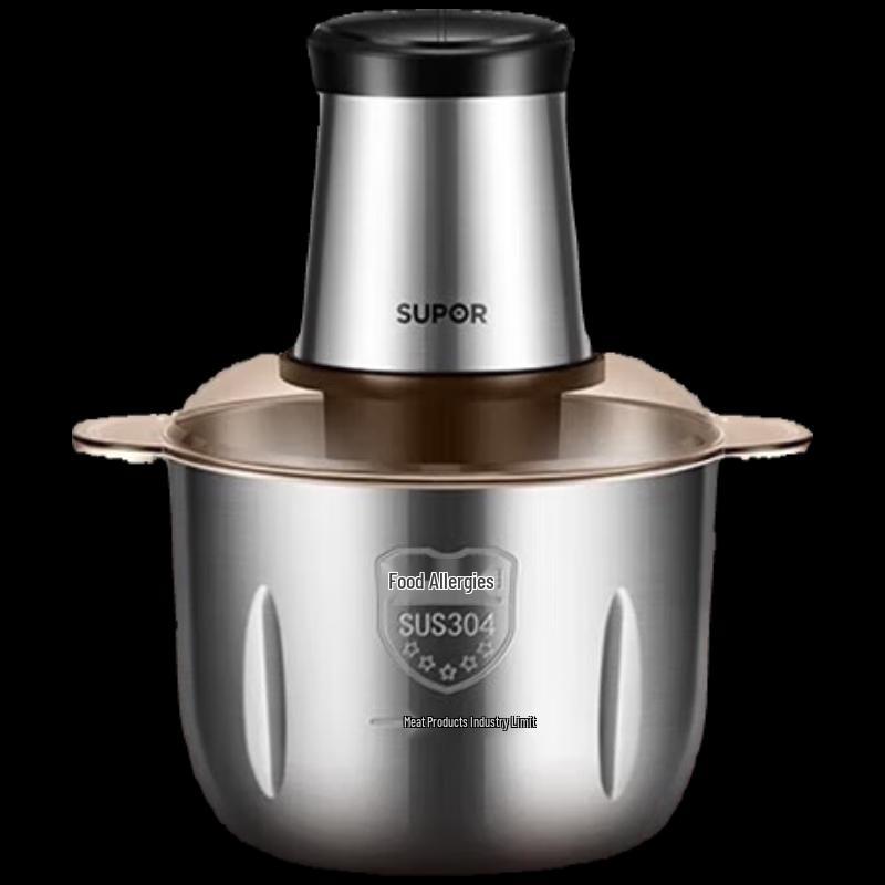 SUPOR JRD06 3L Stainless Steel Electric Meat Grinder CN plug (adapter included)