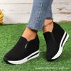 Thick Bottom Women's Shoes New Style Sponge Cake Platform Single Shoes Joyful Shoes Casual Women's Shoes Trendy Casual Shoes