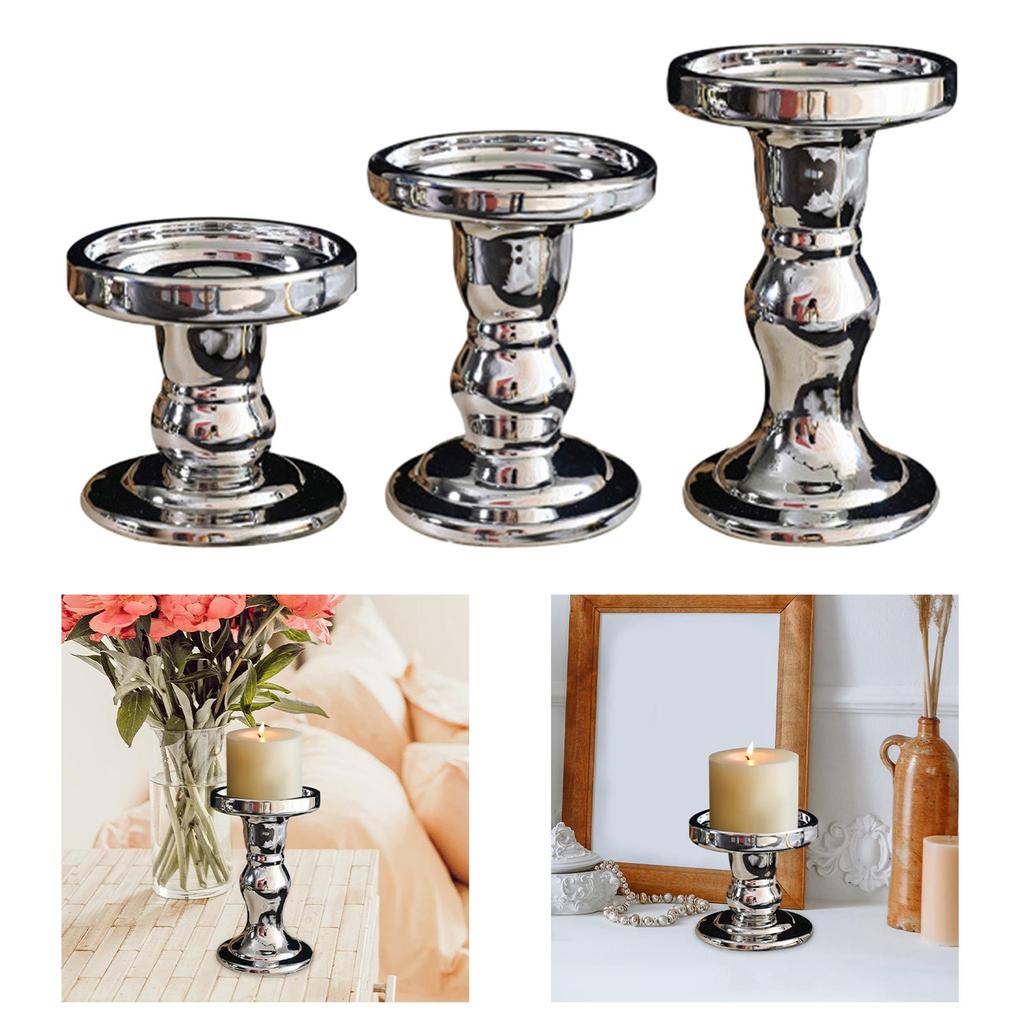 Candle Holders for Pillar Candles, Decorative Stands Home Use