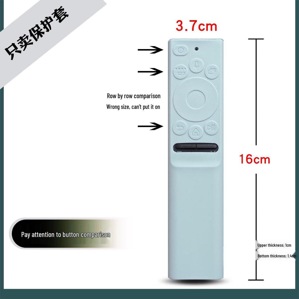 Samsung Remote Control Protective Case - Thickened Soft Silicone, Full Coverage, Anti-drop, Solar TV Compatible BN59-01365