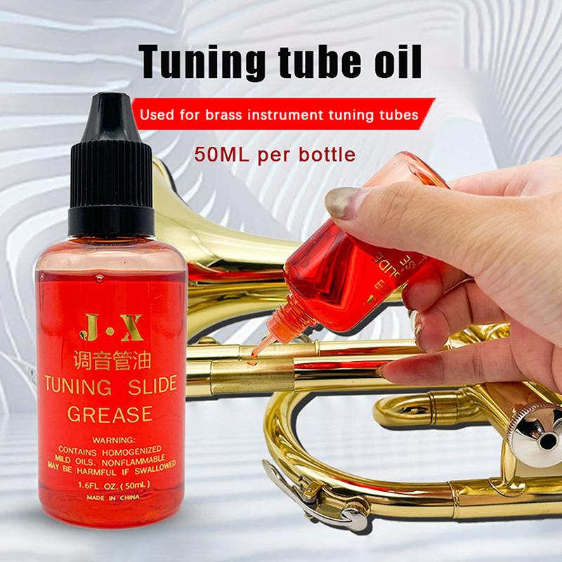 50Ml Valves Trombone Lubricant Brass Instruments Accessories Cleaning For Trumpets Tubas Lubricating Oil Smooth Switch Parts